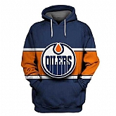 Oilers Blue All Stitched Hooded Sweatshirt,baseball caps,new era cap wholesale,wholesale hats